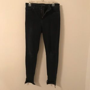 Lucky brand Bridgette skinny black jeans